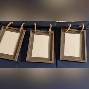 Rustic Brown Hanging Picture Frames